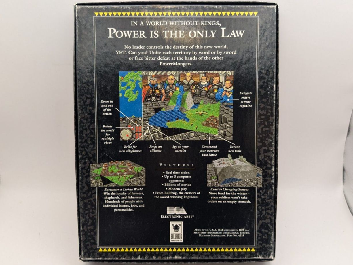 Jeux: PowerMonger (1990) - Electronic Arts - BigBox – D'occasion à Bad Ragaz par MR_BR 1