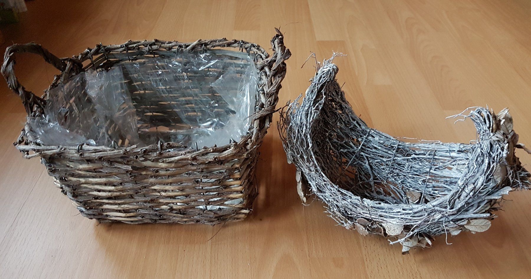 Blumentöpfe: 6 x BLUMENKÖRBE, BEPFLANZEN, GESTECKE – Gebraucht aus Sax von prinzenrollen 1