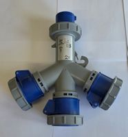 ABL Stecker Verteiler 3-fach 16A / 250V,  Camping, Neu!