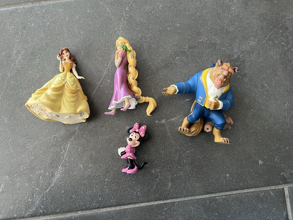 Bullyland Schöne und das Beast, Rapunzel, Minnie (Gebraucht) in ...