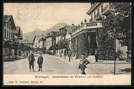 Meyringen, Bahnhofstrasse mit Wylerhorn 
