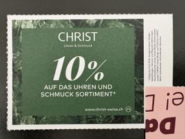 Gutschein Christ Uhren und Schmuck 10 Prozent Rabatt
