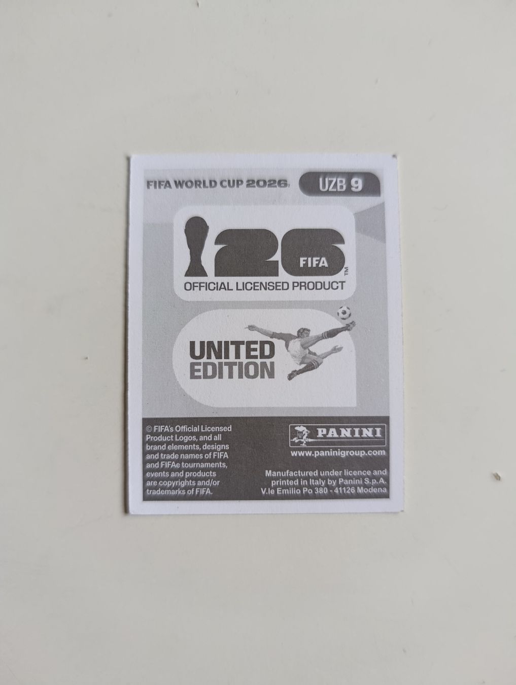 Panini Carte collezionabili: Panini World Cup 2026 UZB 9 Khusanov – Nuovo (secondo la descrizione) da Lavey-Village venduto da pas_7xd2 1