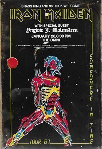 Insegne: Rusty Blechschild-IRON MAIDEN-SOMEW TOUR – Nuovo e nell'imballaggio originale da Rupperswil venduto da big-one-sale