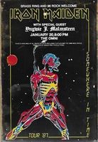 Rusty Blechschild-IRON MAIDEN-SOMEW TOUR