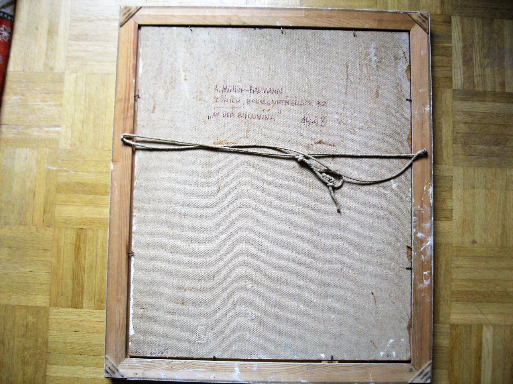 Tableaux: GEMÄLDE  VON  A. MÜLLER-BAUMANN – D'occasion à Männedorf par Andreas2002 4