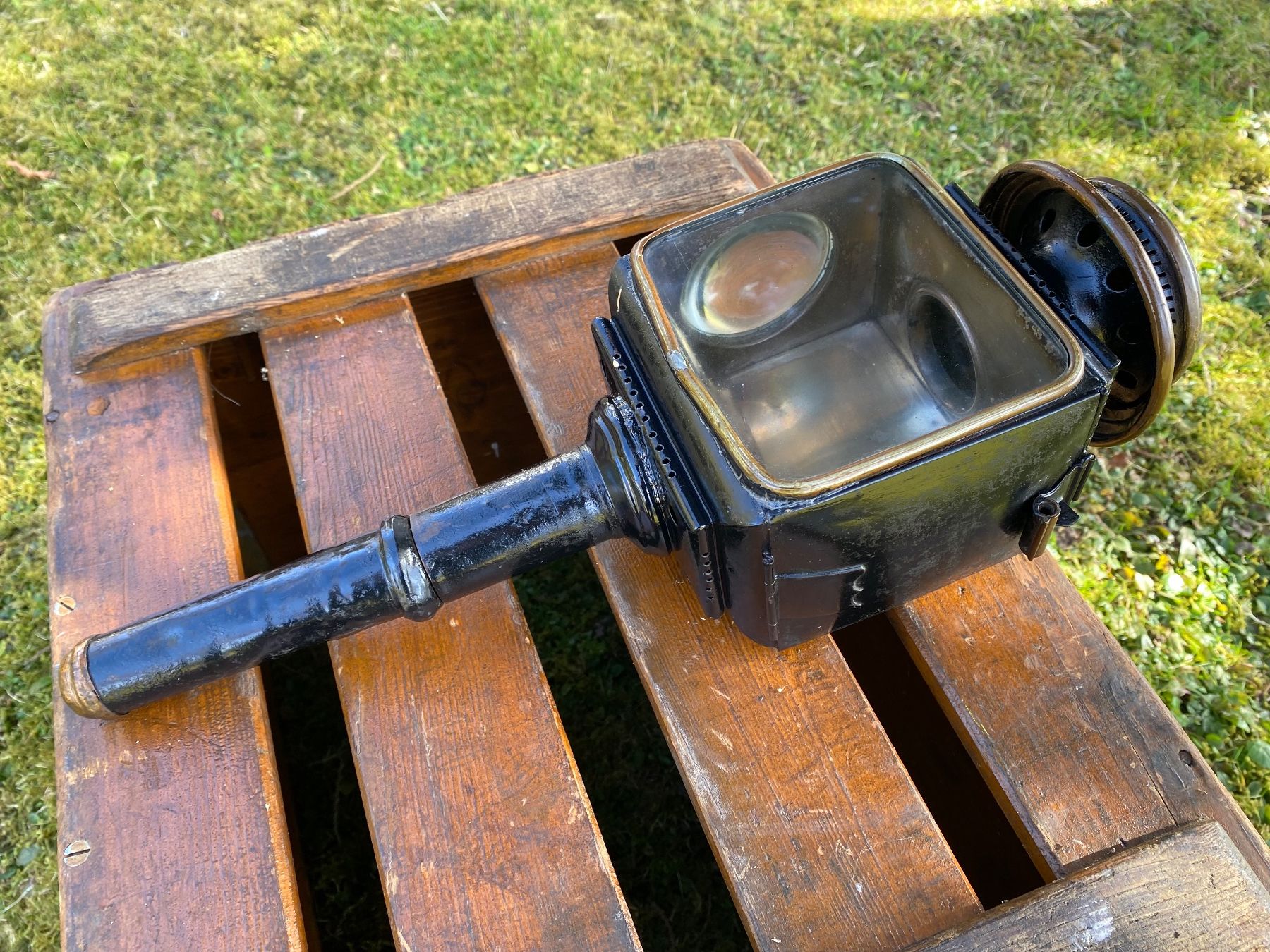 Carrozze: seltene antike Kutschenlampe – Usato da Feldbach venduto da Fea1 4