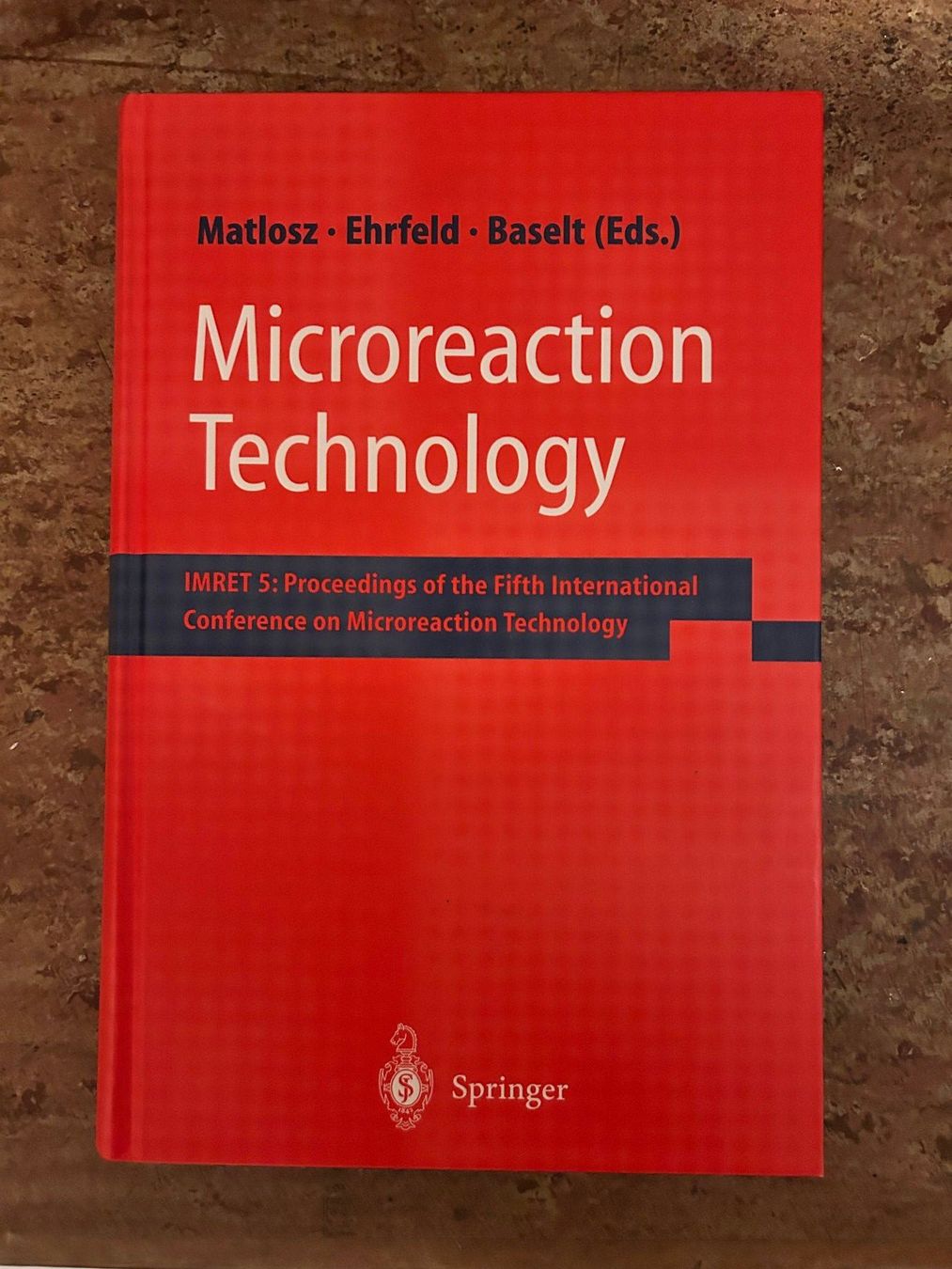Bücher: Fachbuch: Microreaction Technology IMRET 5 - Springer Verlag – Gebraucht aus Zürich von Postauto7