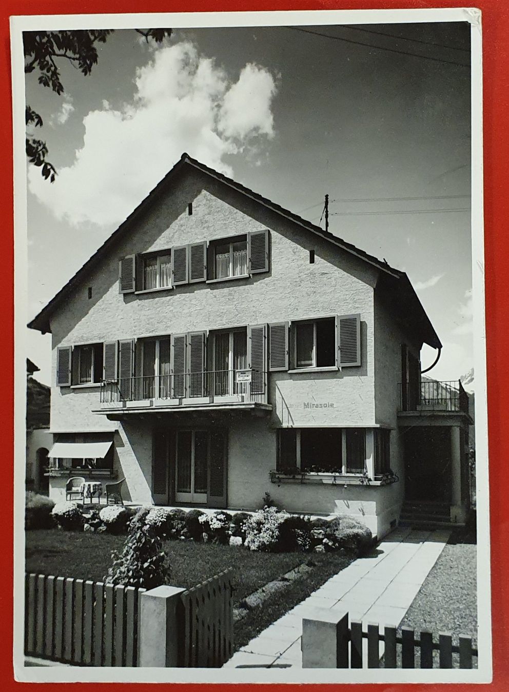 Cartoline postali: Bad Ragaz 1950 - Wohnhaus – Usato da Kreuzlingen venduto da Rschweiz1