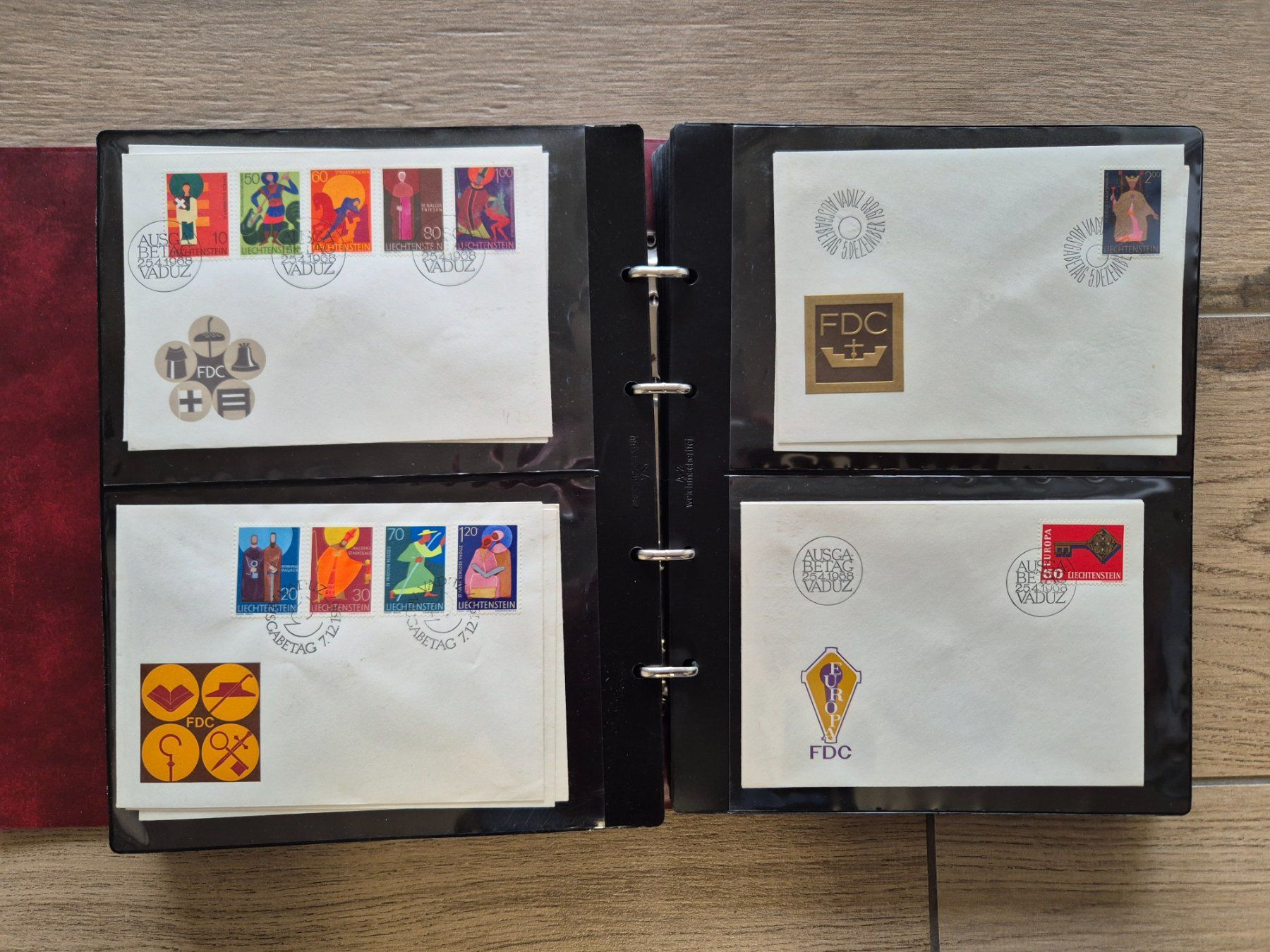 Alle Briefmarken: Sammlung FDC Lichtenstein   (195) – Gebraucht aus Romanshorn von Spinner7 2