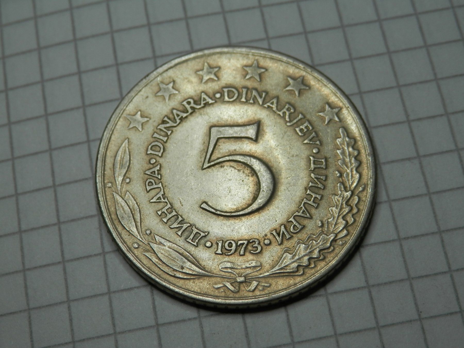 Tutti le monete: Jugoslawien 5 Dinar, 1973 – Usato da Weiach venduto da weiach81