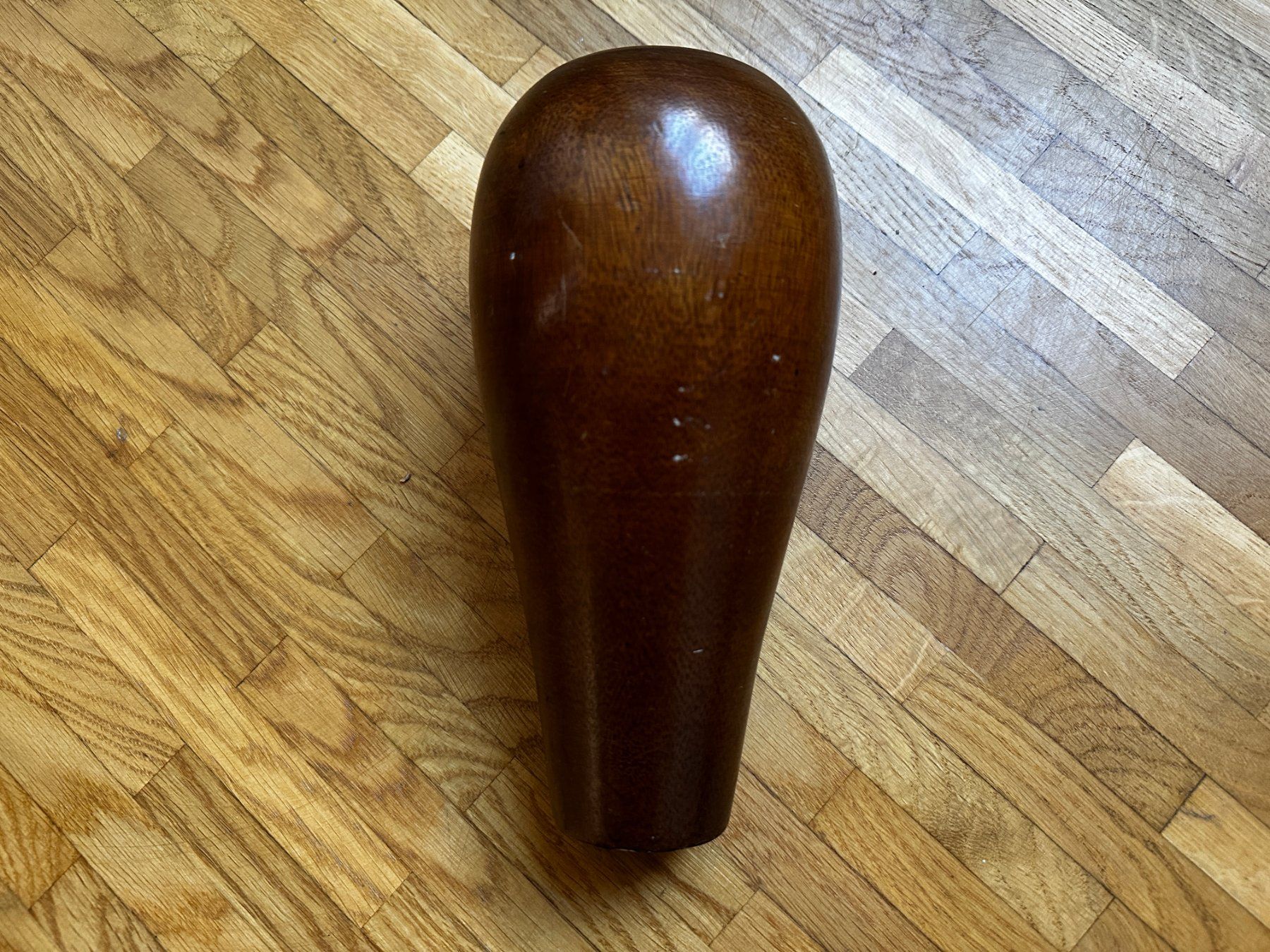 Vasen & Gefässe: Vintage antike Holzblumenvase – Gebraucht aus Lausanne von brixton 3