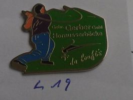 1 Hornusser Pin Gebrüder Berger Hornusserböcke (L19)