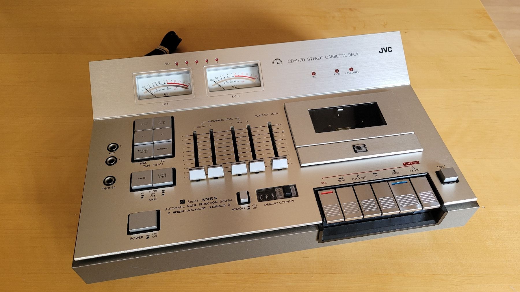 JVC Registratori: JVC CD-1770 Cassette Deck in OVP – Usato da Kirchdorf BE venduto da Swiss-Pickers