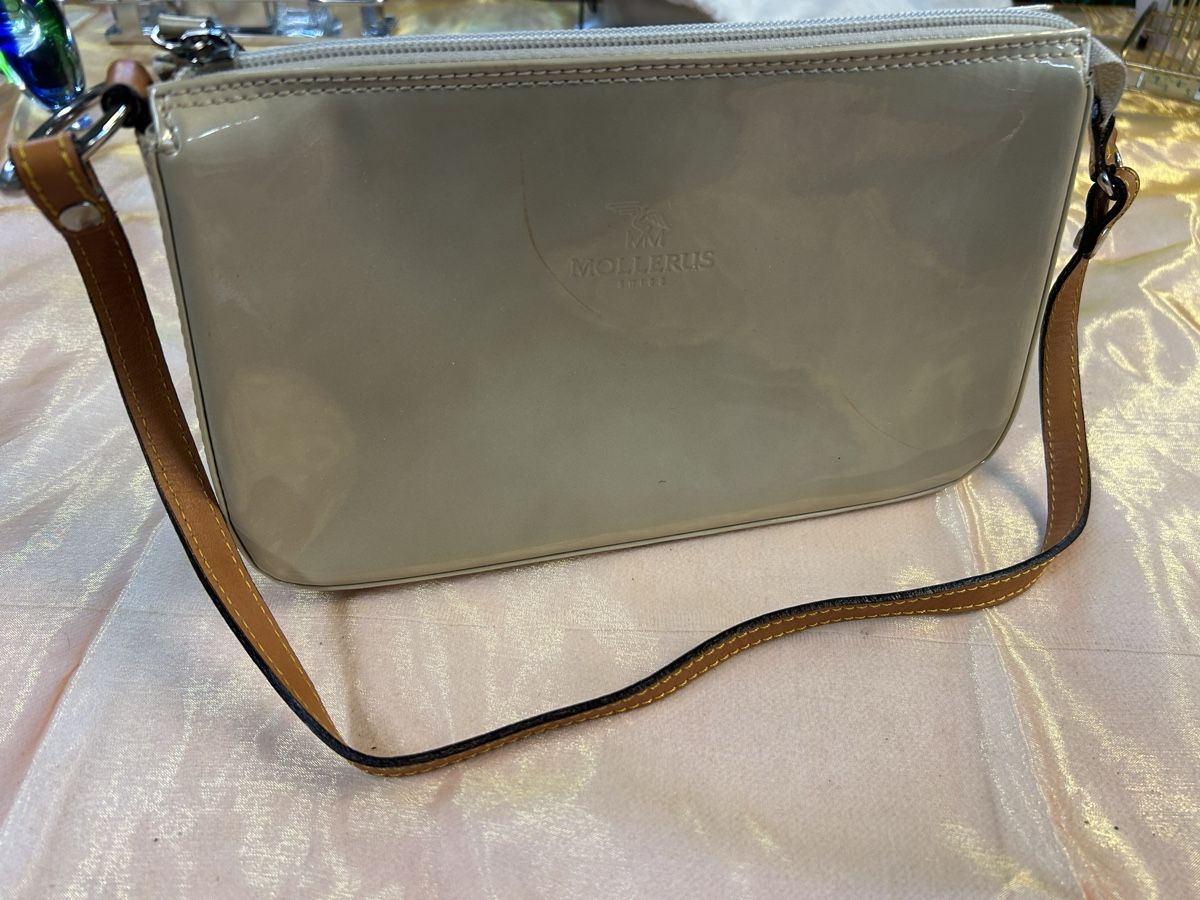 Borse da donna: Mollerus Tasche Lackleder beige – Usato da Köniz venduto da mimi612 5