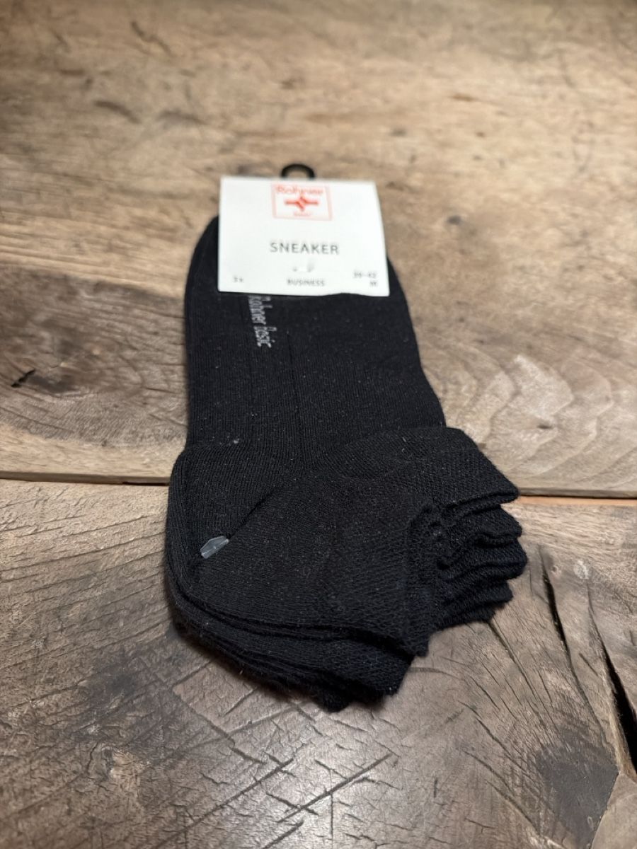 Rohner Calze: Rohner Basic Sneaker Socken Schwarz, Grösse 39-42, Neu! 3 St – Nuovo e nell'imballaggio originale da Zuoz venduto da Grr1974 1