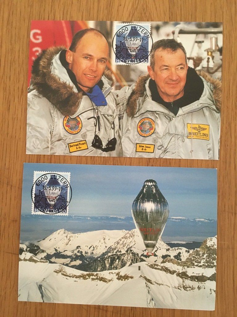 Tutti i francobolli: Ersttagsbriefe usw. Bertrand Piccard – Nuovo (secondo la descrizione) da Richterswil venduto da solalex 4
