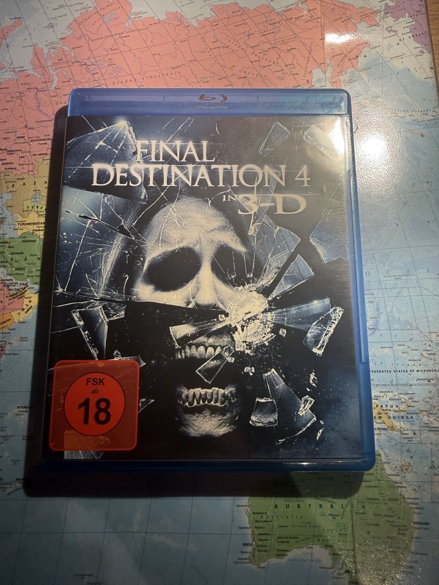 Tous les DVDs: Final Destination 4 3D+2D Blu-ray Uncut  – D'occasion à Flaach par Filmklopper87