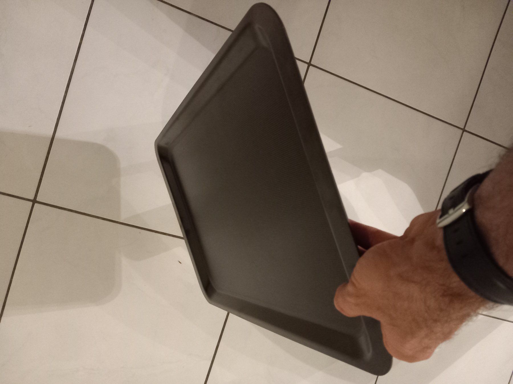 Piatti di portata: Serviertablett schwarz, 32.5 x 53cm, arcoform – Usato da Steffisburg venduto da Bosihalte-Salbei 1