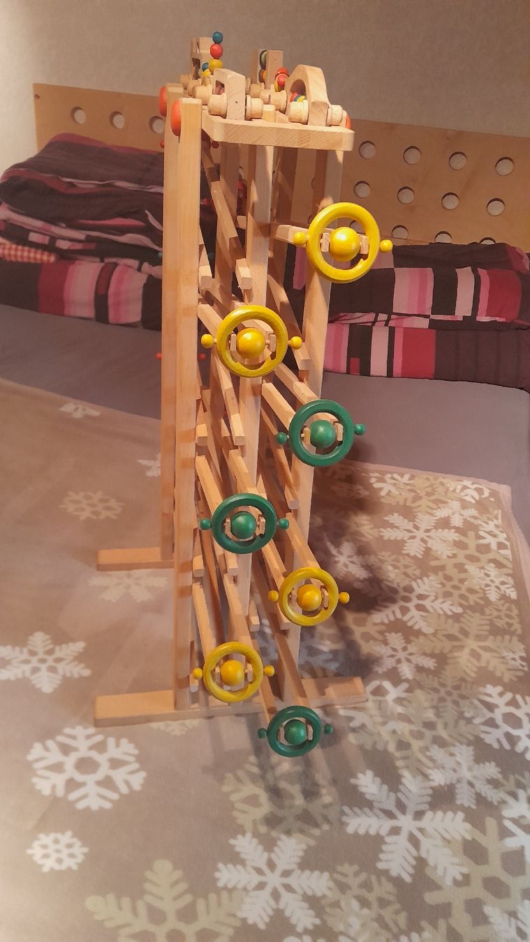 Giochi: Kugelbahn/Rollbahn aus Holz – Usato da Sumiswald venduto da Rotmy 1
