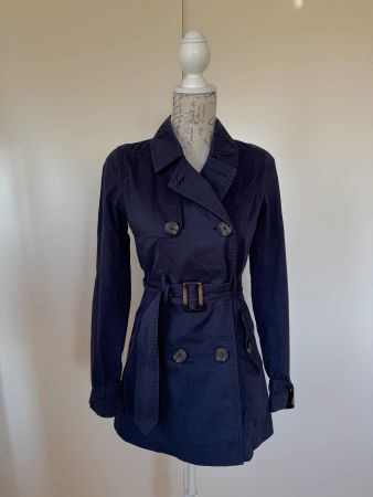 Trenchcoat bleu marine