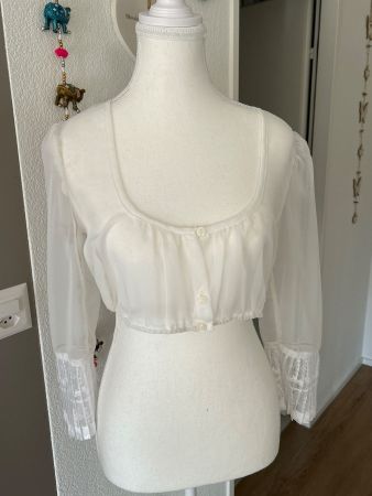 Dirndlbluse von Wenger Austrian Style weiss