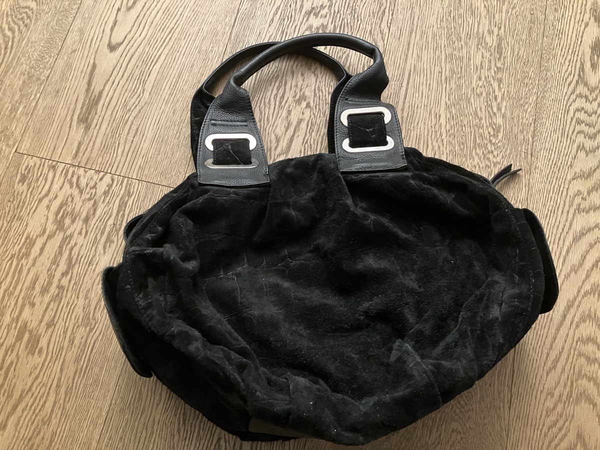 Taschen für Damen: Schwarze Wildledertasche von Rossi – Neu (gemäss Beschreibung) aus Cham von Liliane78 2