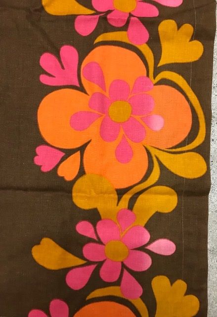 Tende: Vorhang Stoff 70er grosse Blume – Usato da Zürich venduto da gigimai67 8