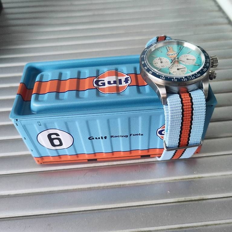 Orologi: Chronographenuhr, Gulf Edition, 40 mm – Usato da Zürich venduto da Orkageta 3
