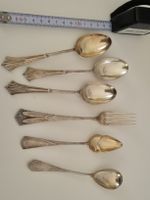 Besteck WMF England Löffel Gabel versilbert Art Dekko