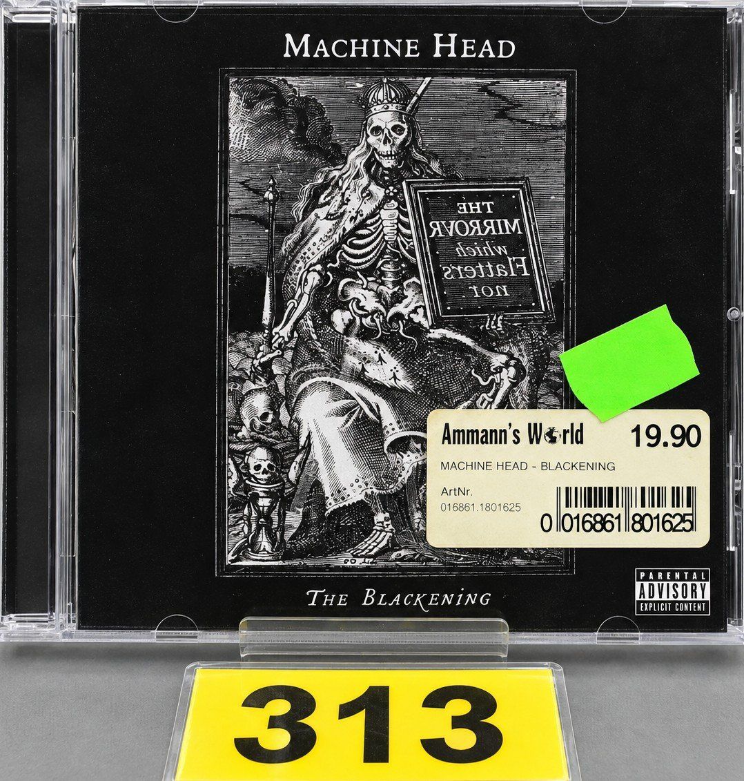 CD: CD Machine Head "The Blackening", Nr. 313 – Nuovo e nell'imballaggio originale da Kottwil venduto da Crazyrolf