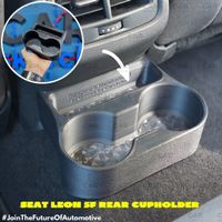 Seat Leon 5F Doppel-Getränkehalter hinten