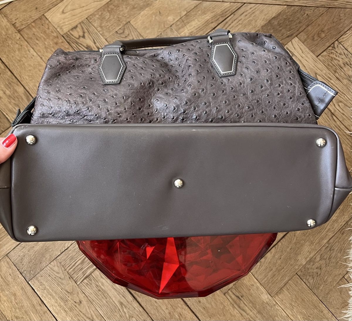 Longchamp Borse da donna: Longchamp Légende Handtasche Leder – Usato da Zürich venduto da car_x52z 5