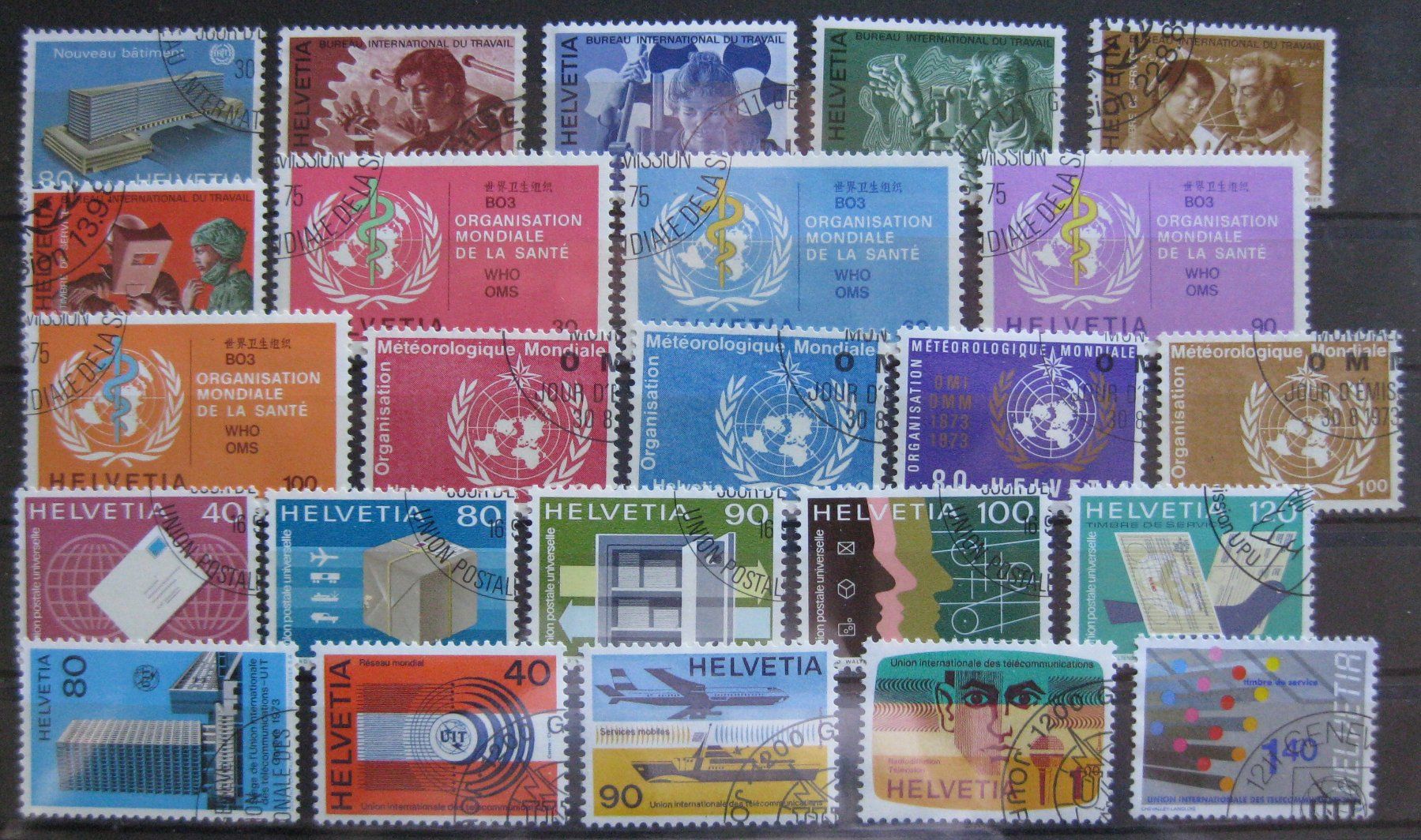 Tutti i francobolli: Ämtermarken mit Ersttagsstempel, Lot 2 – Usato da Frauenfeld venduto da Interessent1