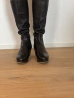 Nebuloni – Lederstiefel schwarz - Grösse 40 (wie neu)