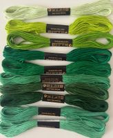 10x Stickgarn neu