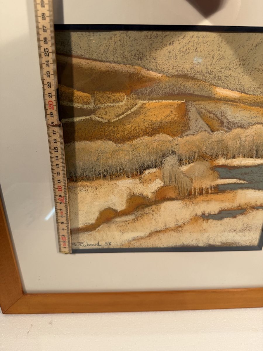 Tableaux: Framed Artwork B. Robaud Landscape Painting – D'occasion à Lausanne par artnouveau05 4