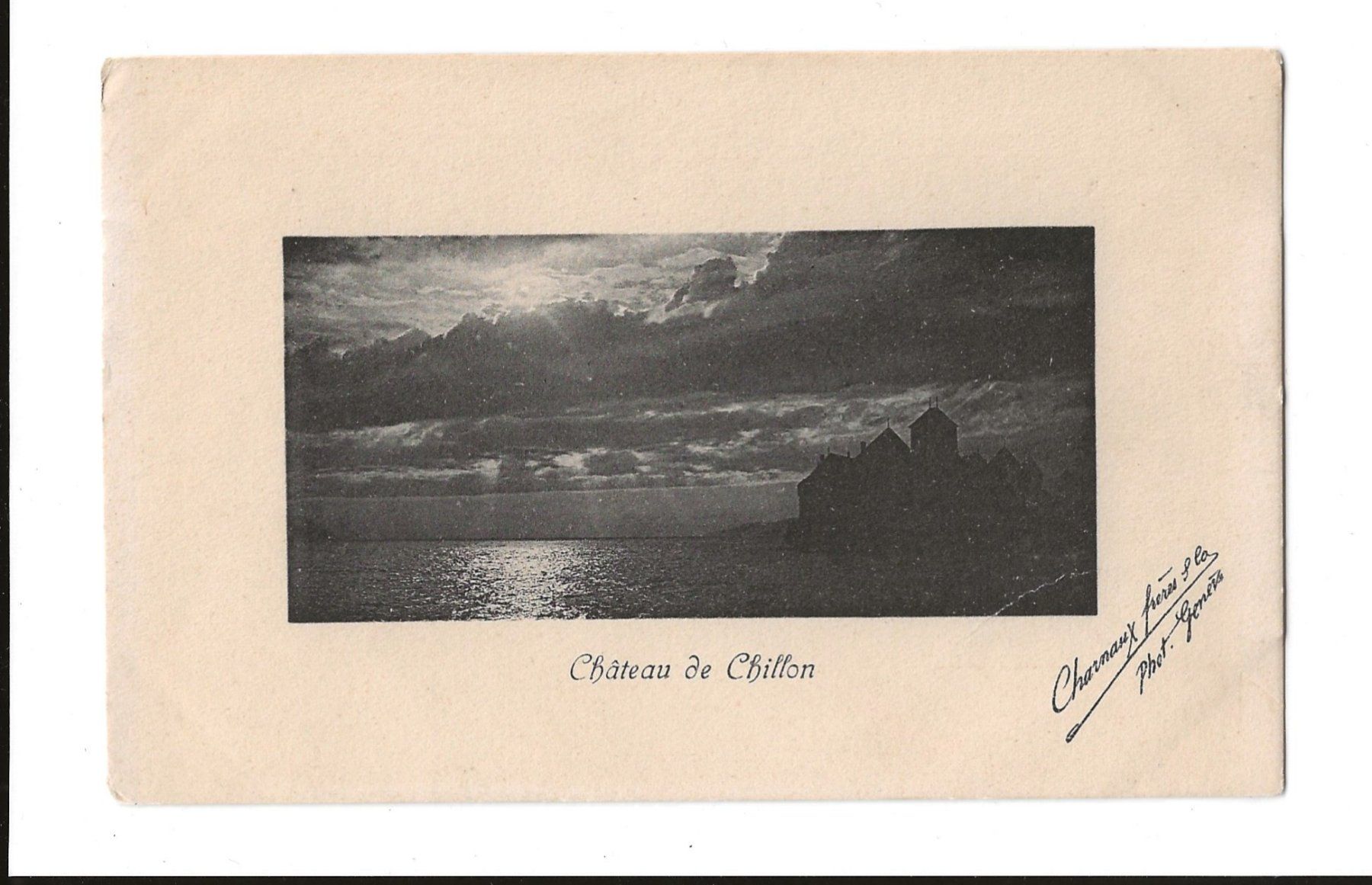 Cartoline postali: AK ca. 1920 Chateau de Chillon, Kunstvolle Karte – Usato da Greifensee venduto da 315WDO