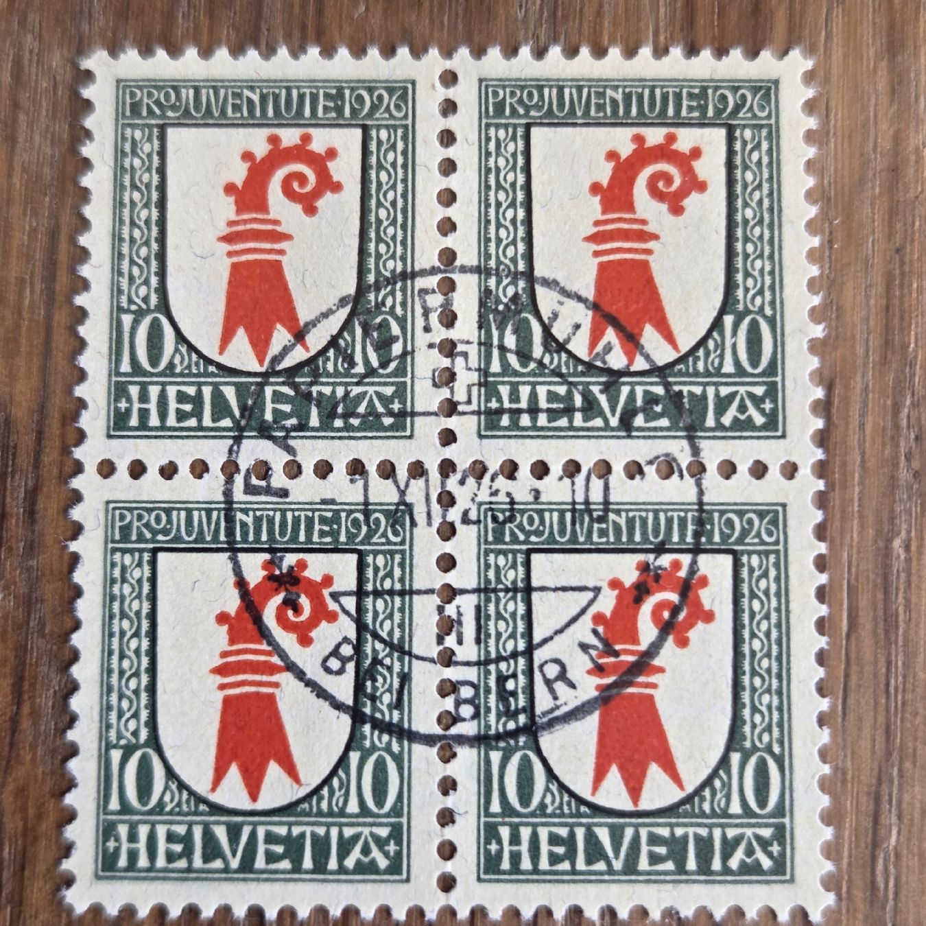 Alle Briefmarken: Briefmarken Pro J. 4x 4er Blöcke 1926 – Gebraucht aus Stans von Ducati16 2