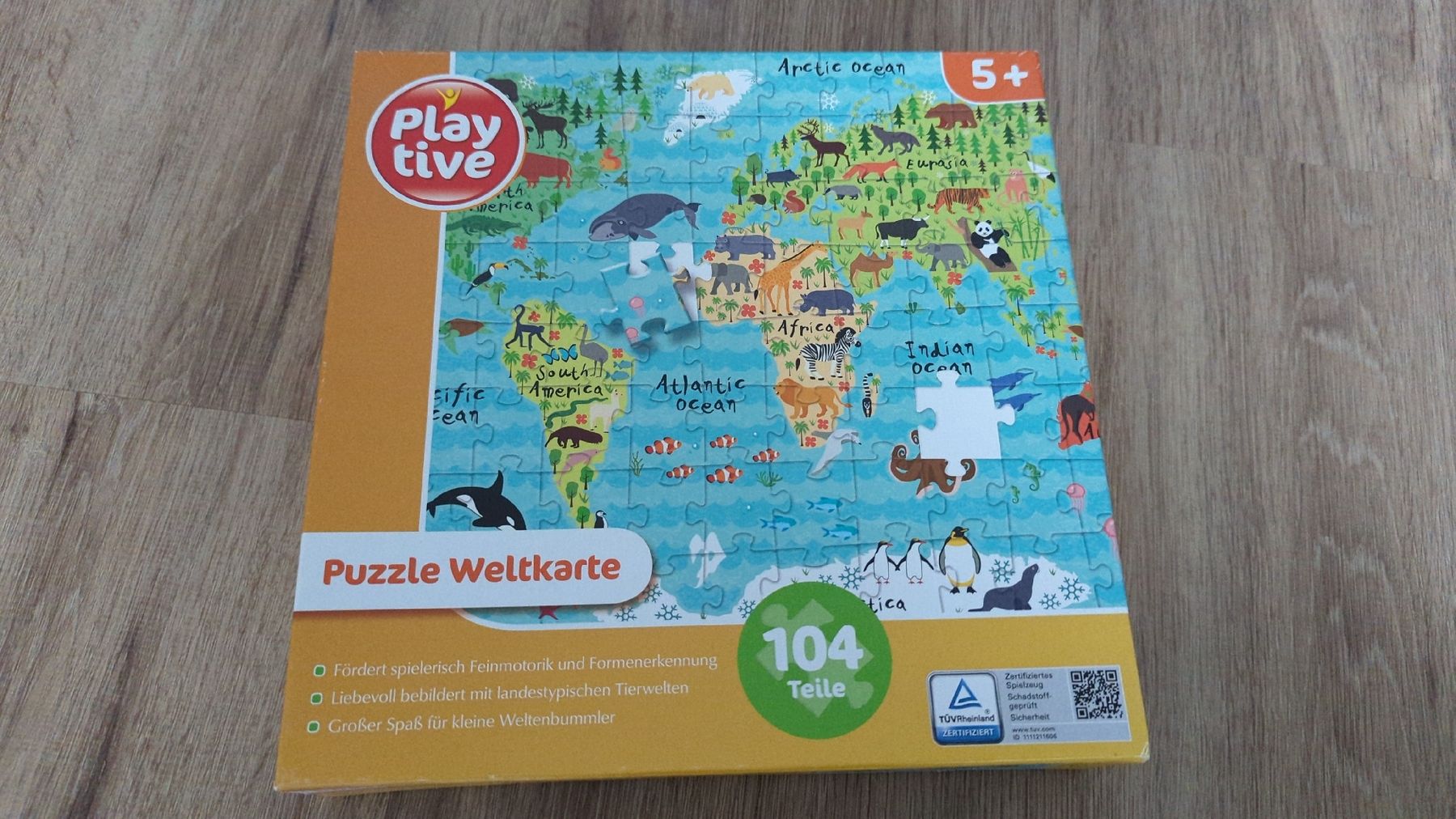 Puzzle: Puzzle 104 Teile / Weltkarte – Usato da Mägenwil venduto da Peter_Frei