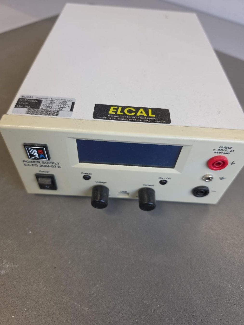 Elektrotechnik: ELCAL EA-PS 2084-03 B Labornetzgerät – Gebraucht aus Altdorf UR von Xaeon