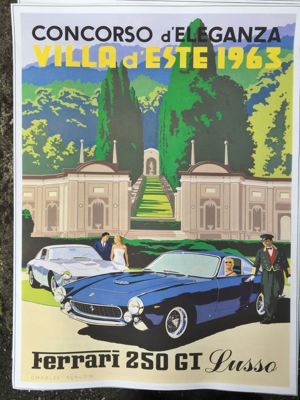 Foto & Immagini: ferrari concours plakat 250 gt 1963 – Nuovo (secondo la descrizione) da Reinach AG venduto da rares75