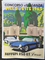 ferrari concours plakat 250 gt 1963