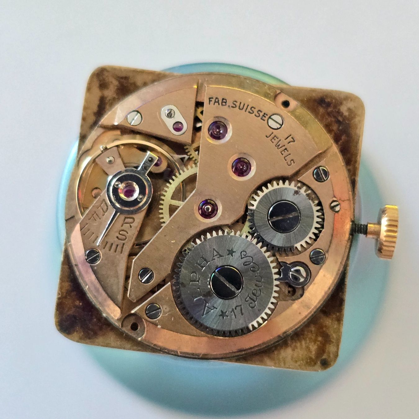 Orologi: Mouvement Alpha avec cadran le Briquet – Usato da Tramelan venduto da Nirdan 2