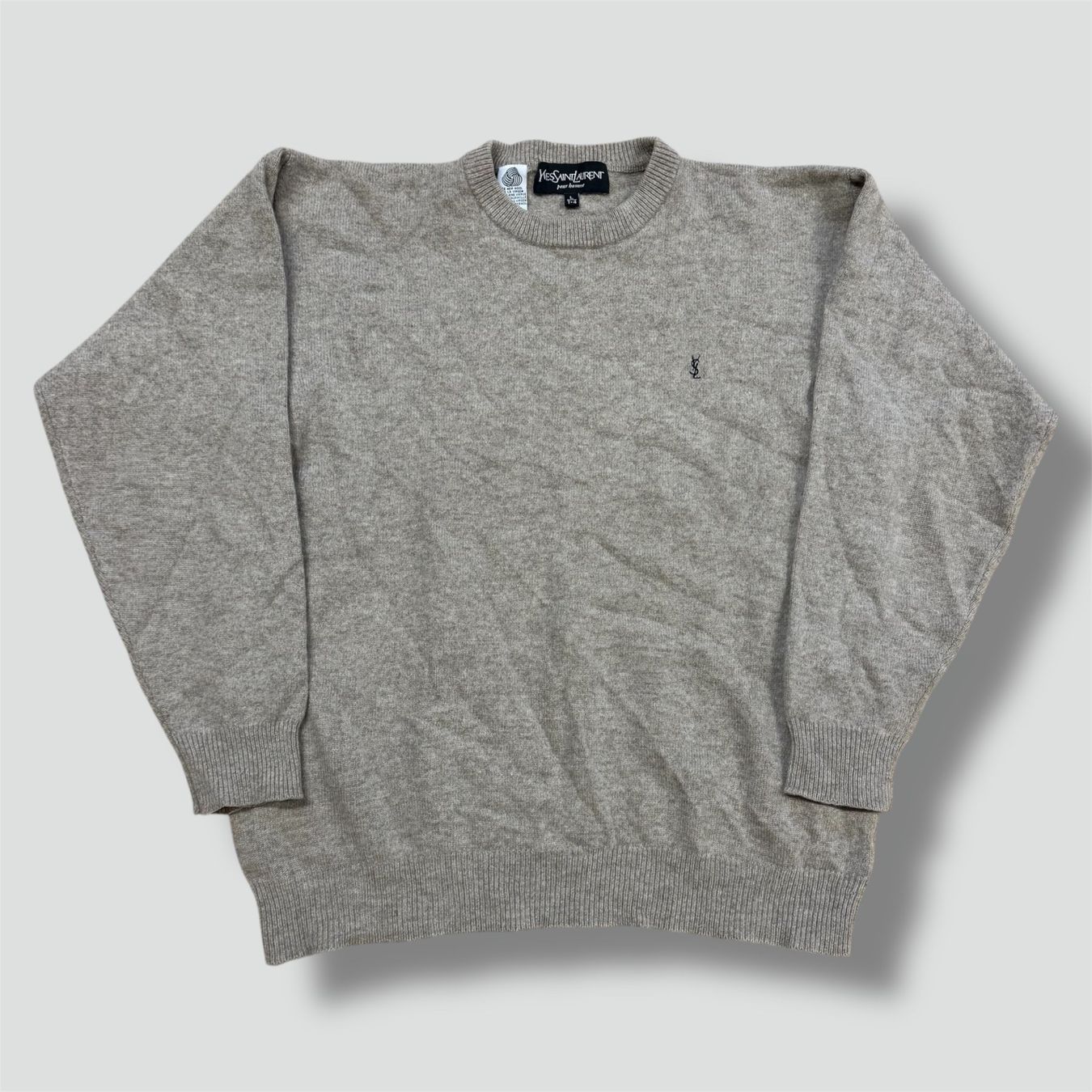 Saint Laurent Maglioni & Felpe: Yves Saint Laurent vintage wool sweatshirt 90s pull authenti – Usato da St. Gallen venduto da sourced_limited
