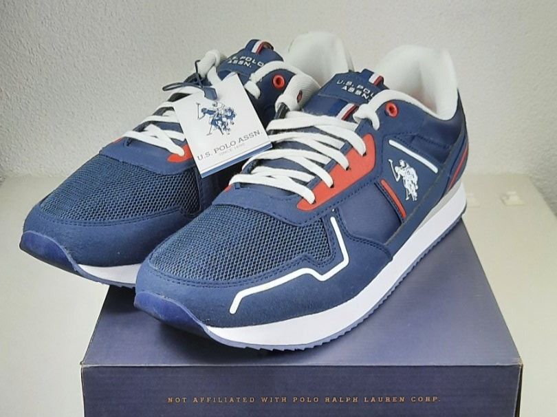US Polo Herrenschuhe: U.S. POLO ASSN. Sneaker blau Gr. 43 – Neu und originalverpackt aus Seuzach von VT-Collections1 1
