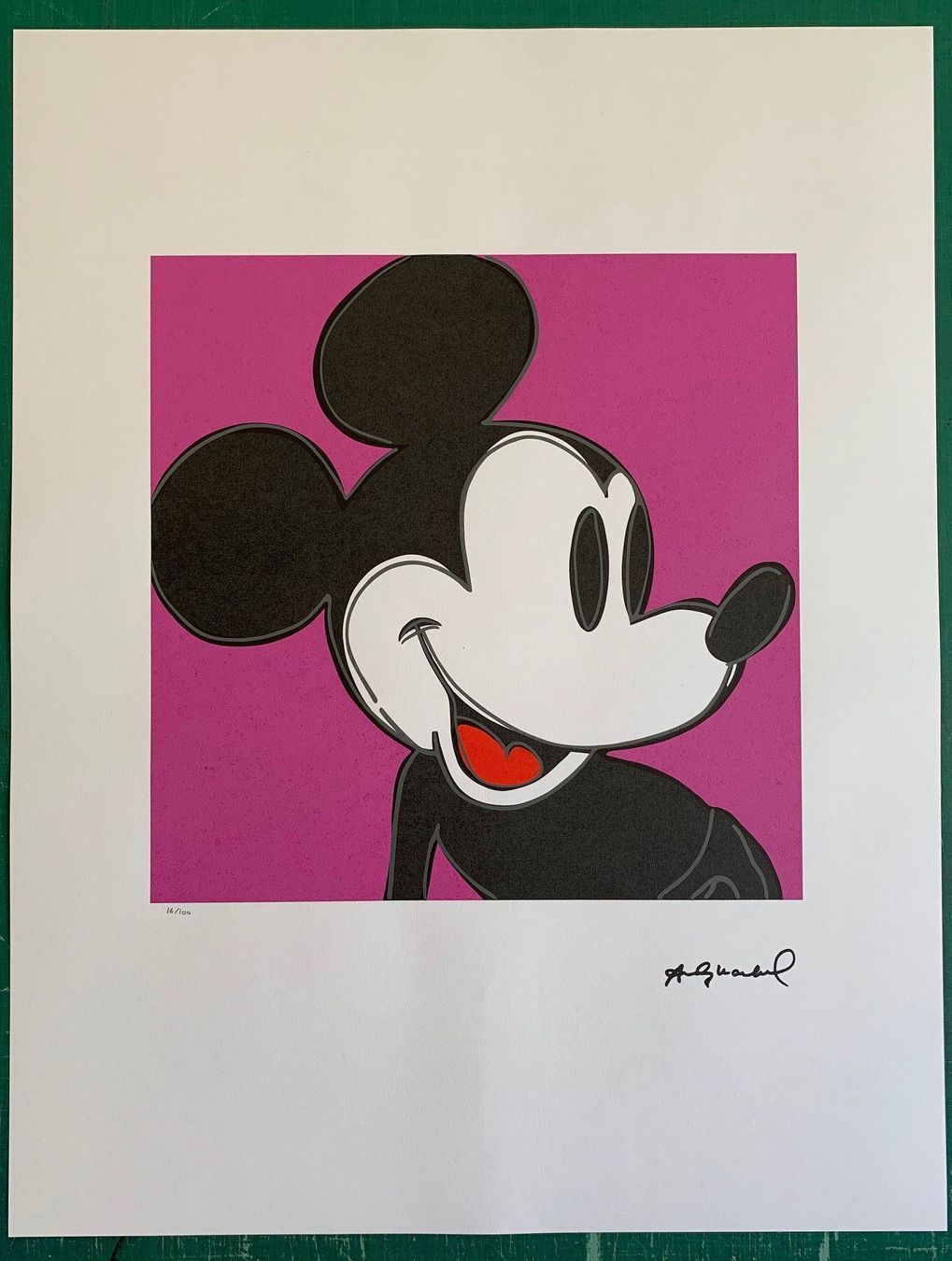 Foto & Immagini: Andy Warhol - Mickey Mouse 72/100 – Nuovo e nell'imballaggio originale da Adligenswil venduto da O_D_E_O_N 1