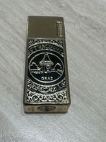 Feuerzeug GS King Graz Motiv goldfarben funktionsfähig