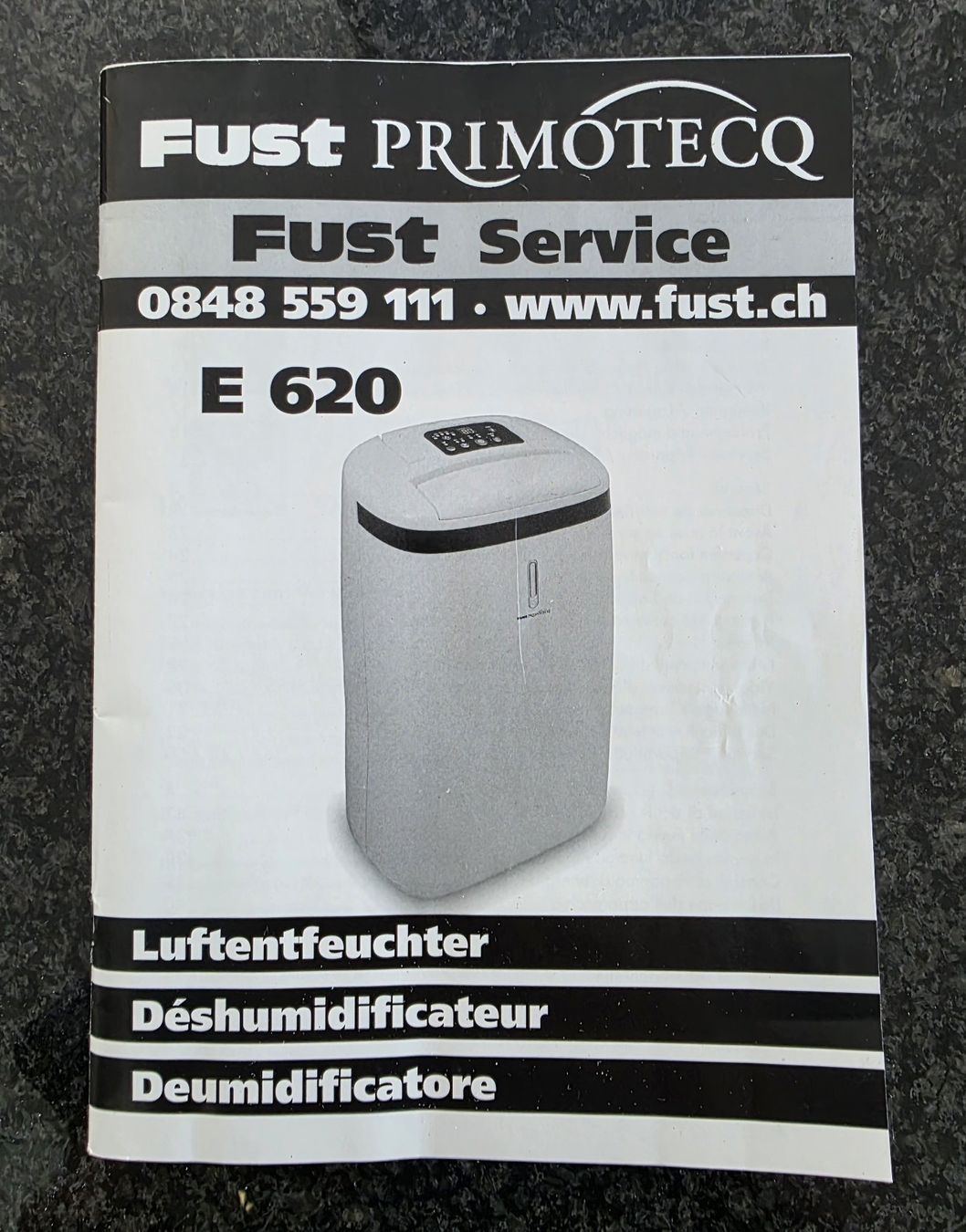 Luftentfeuchter: LUFTENTFEUCHTER FUST PRIMOTECQ E 620 – Gebraucht aus Rafz von Erzurum1 5