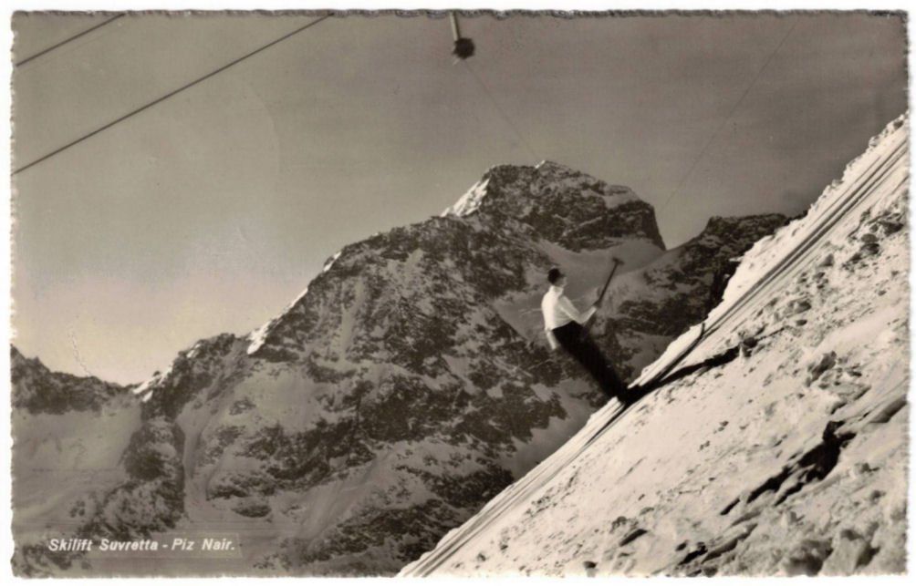 Cartes postales: St. Moritz - Skilift Suvretta – D'occasion à Binningen par Mountainrider